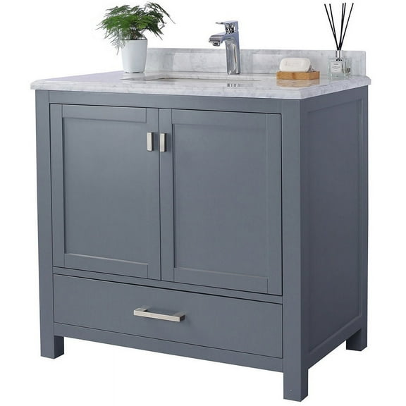 Miseno Mv-Prm36g Prim 36" Free Standing Vanity Set - Grey