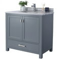 thumbnail image 1 of Miseno Mv-Prm36g Prim 36" Free Standing Vanity Set - Grey, 1 of 7