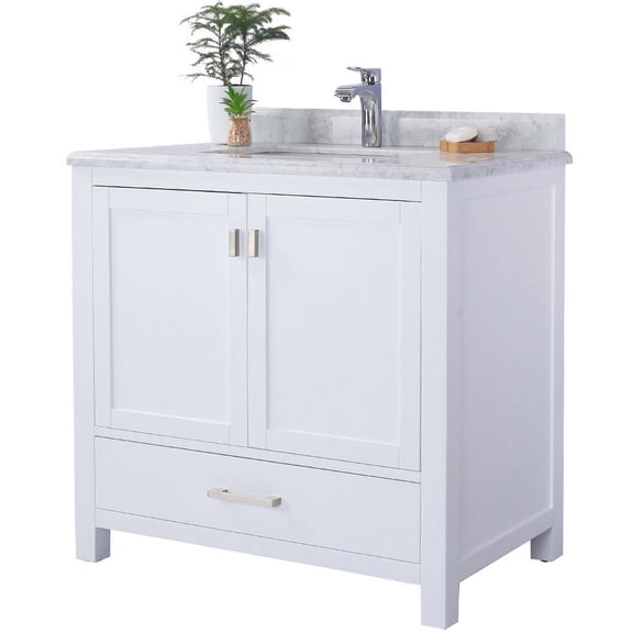 Miseno Mv-Prm36w Prim 36" Free Standing Vanity Set - White