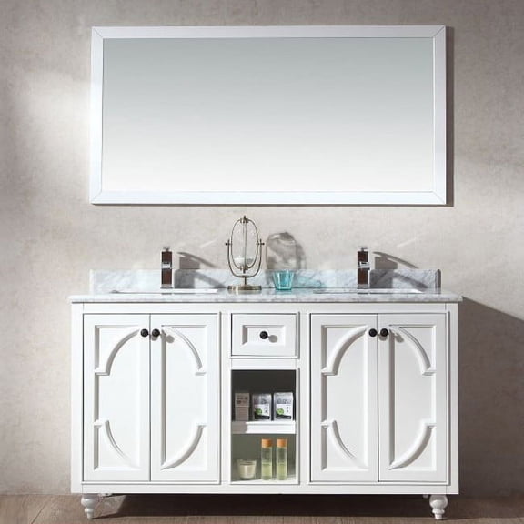 Miseno MV-SPA60-WH Spazio 60" Free Standing Vanity - White