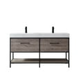 thumbnail image 1 of Miseno Mv701260-Nm Palma 60" Free Standing Double Basin Vanity Set - Mexican Oak, 1 of 5