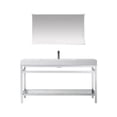 thumbnail image 1 of Miseno Mv702860 Ablitas 60" Free Standing Single Basin Vanity Set - Chrome, 1 of 7