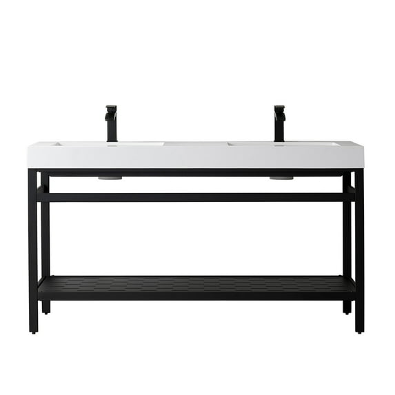 Miseno Mv702860m-Nm Ablitas 60" Free Standing Double Basin Vanity Set - White