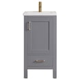 thumbnail image 1 of Miseno Mv723018-Nm Gela 18" Free Standing Single Basin Vanity Set - Grey, 1 of 7