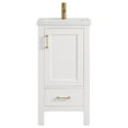 thumbnail image 1 of Miseno Mv723018-Nm Gela 18" Free Standing Single Basin Vanity Set - White, 1 of 7