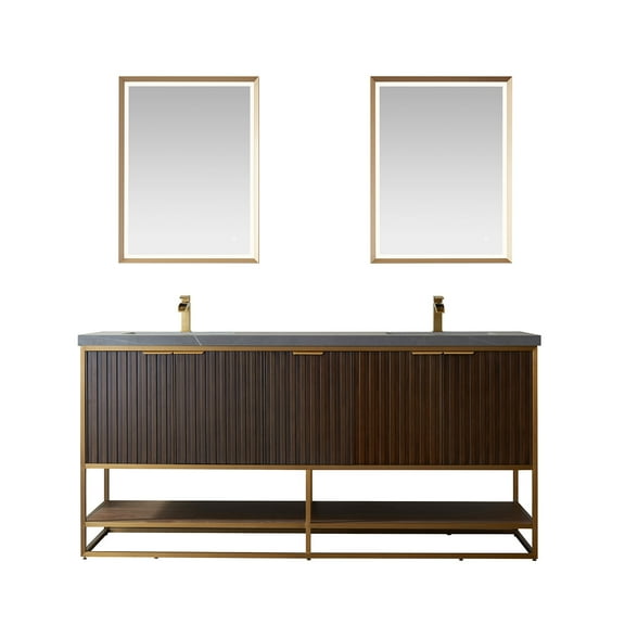 Miseno Mv737072 Donostia 72" Free Standing Double Basin Vanity Set - Wood