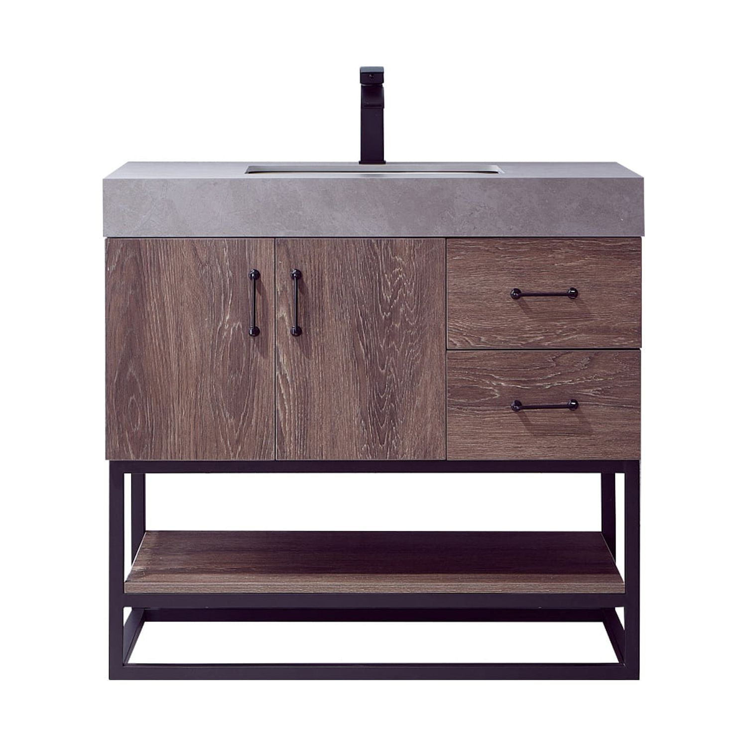 Miseno Mv789036b-Nm Alistair 36" Free Standing Single Basin Vanity Set - North Carolina