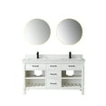 thumbnail image 1 of Miseno Mv798060 Valencia 60" Free Standing Double Basin Vanity Set - White, 1 of 7