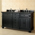 thumbnail image 1 of Miseno Mves60 60" Free Standing Vanity Set - Black, 1 of 5