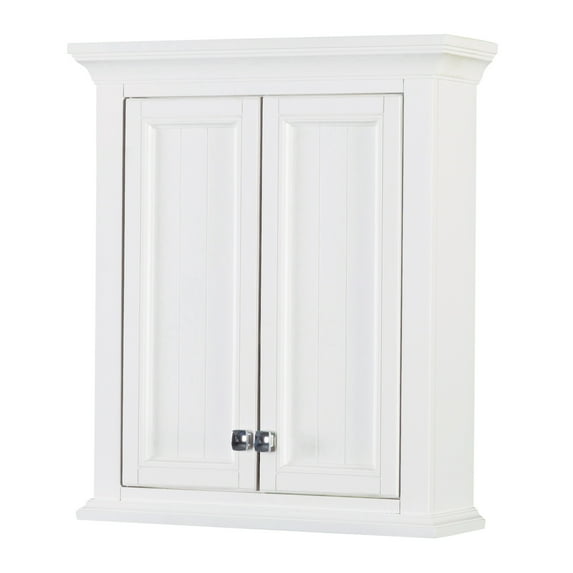 Miseno Mwctati Tatianna 24" X 28" Poplar Wood Wall Mounted Bathroom Cabinet - White