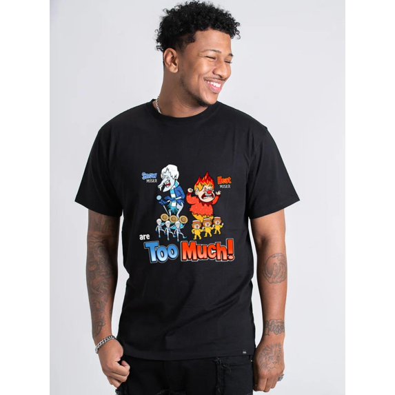 Miser Brothers Heat Snow Vintage Style Funny T-Shirt, for men & women, up to size 5XL.