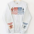 thumbnail image 1 of Miser Brothers Heating And Cooling Sweatshirt, Miser Brothers Too Much , Heat And Snow Sweatshirt - Sizes S-5XL ,Art Print JSC, 1 of 5