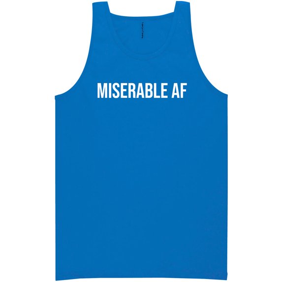 Miserable AF Neon Tank Top