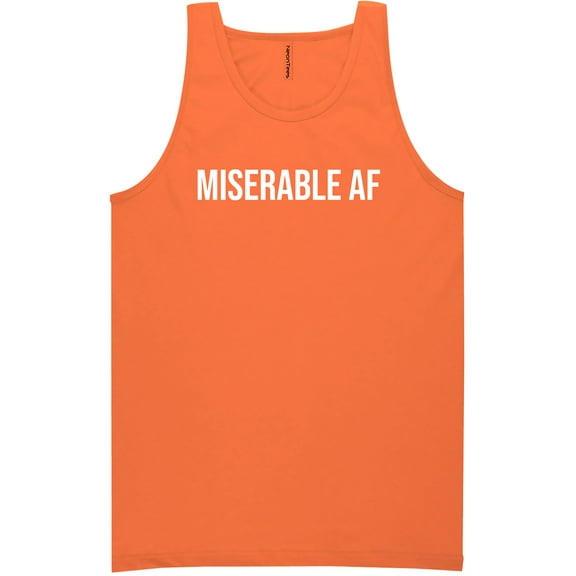 Miserable AF Neon Tank Top