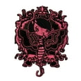 thumbnail image 1 of Misery Pink Butterfly Girl Patch Artist Girl Fly Embroidered Iron On Applique, 1 of 1