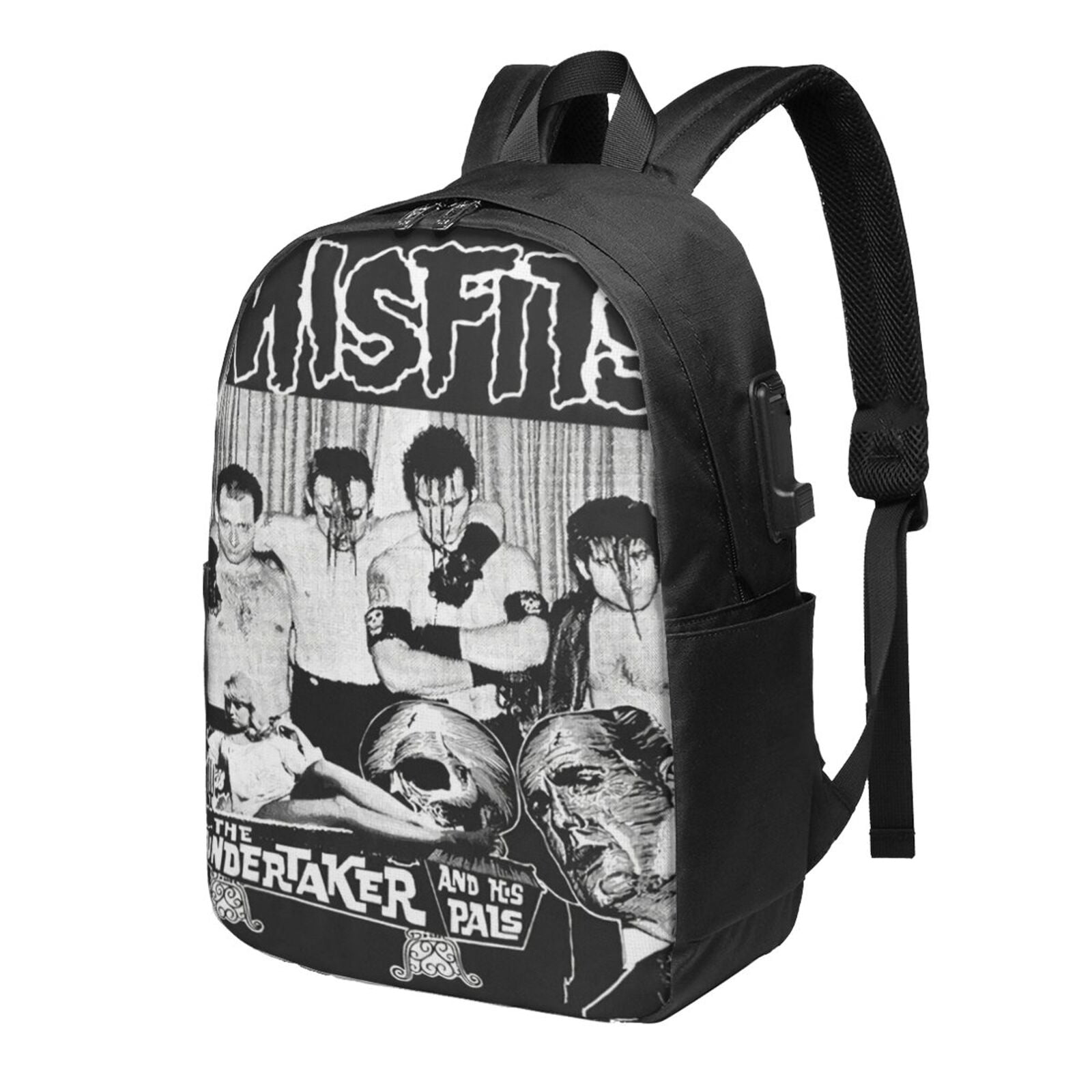 Rocksax Misfits Mini Backpack - 'Glow In The Dark' Fiend Skull Design