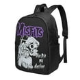 thumbnail image 1 of Misfits Backpack Fashion Travel Backpack Laptop Backpack 17 Inch External Usb Interface Headphone Line Interface, 1 of 1