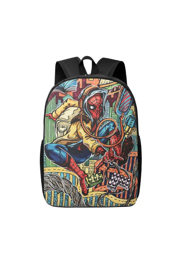 Misfits Backpack Fashion Travel Backpack Laptop Backpack 17 Inch Simple Backpack