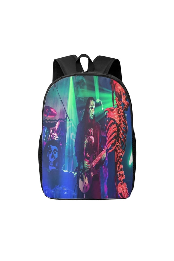 Misfits Backpack Fashion Travel Backpack Laptop Backpack 17 Inch Simple Backpack