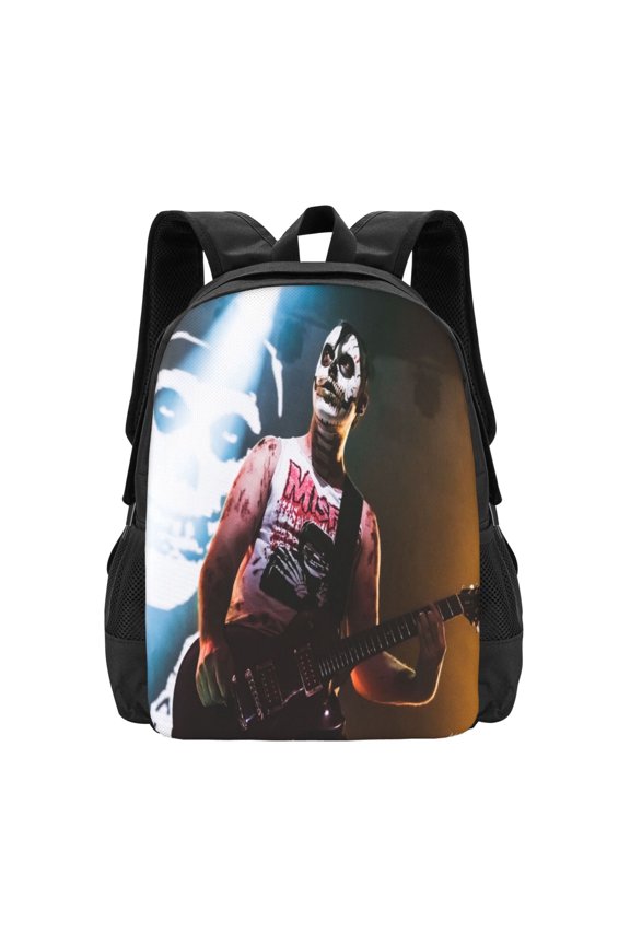 Misfits Backpack Fashion Travel Backpack Laptop Backpack Simple And Large Capacity Backpack 16.5 Inch