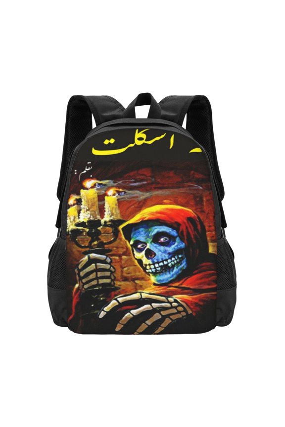 Misfits Backpack Fashion Travel Backpack Laptop Backpack Simple And Large Capacity Backpack 16.5 Inch