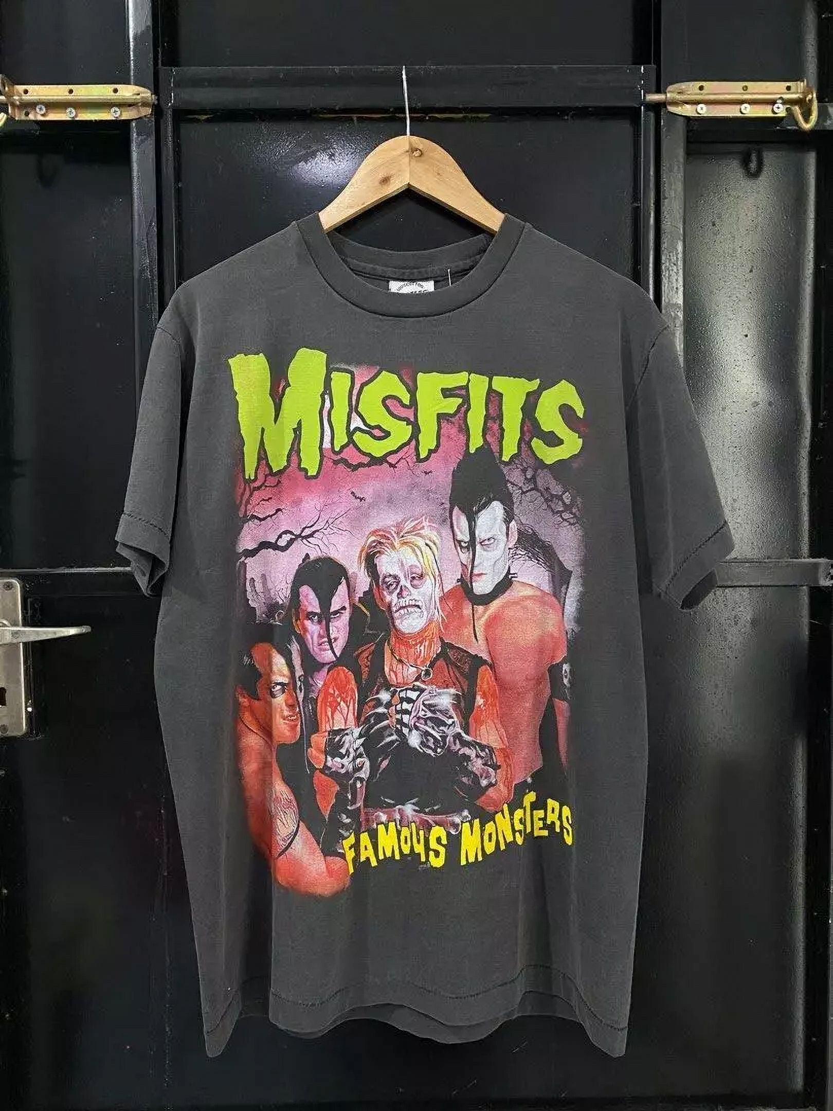 Misfits Band Famous Monsters Short Sleeve Cotton Unisex Tshirt - Walmart.com
