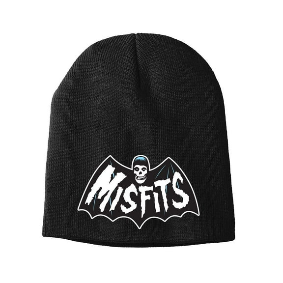 Misfits Batfiend Embroidered Knit Beanie Black | Officially Licensed Merchandise