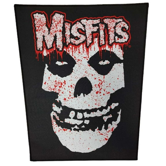 Misfits Bloody Fiend Woven Back Patch - 11" x 14"