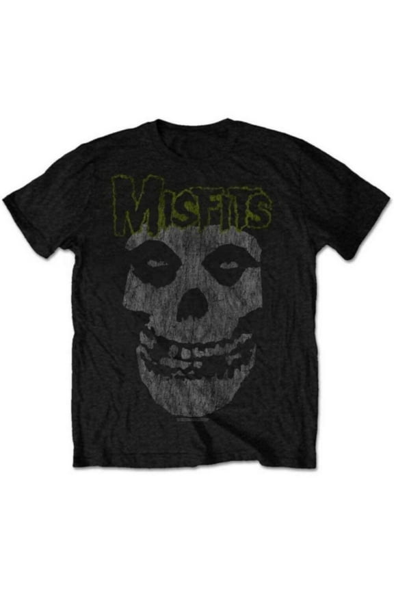 Misfits Classic Vintage Black T-Shirt - New, Soft Cotton for Casual Wear