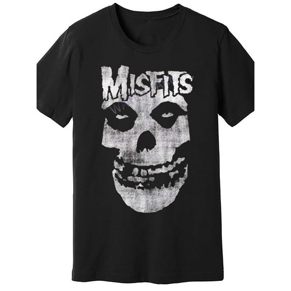 Misfits Distressed Skull TShirt 933207 funny Men'S Short Sleeve T-shirt black PR2