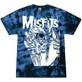 thumbnail image 1 of Misfits Eyeball Blue Tie Dye T-Shirt, 1 of 4