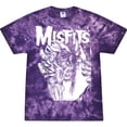 thumbnail image 1 of Misfits Eyeball Purple Tie Dye T-Shirt, 1 of 4