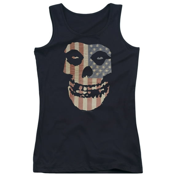 Misfits Fiend Flag Junior Women's Tank Top Black