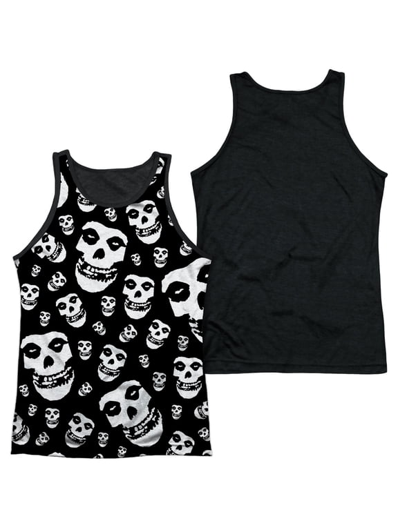 Misfits - Fiends All Over - Black Back Tank Top - Medium