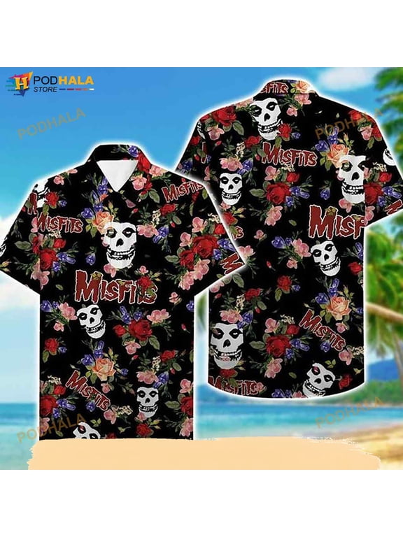 Misfits Funny Hawaiian Shirt, Hawaiian Outfit For Men