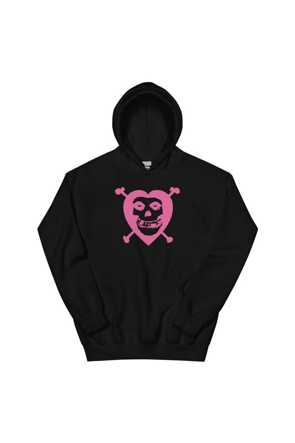 Misfits Heart Skull Hoodie