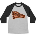 thumbnail image 1 of Misfits Men's Astro Zombies Baseball Jersey XX-Large Heather/Black, 1 of 2