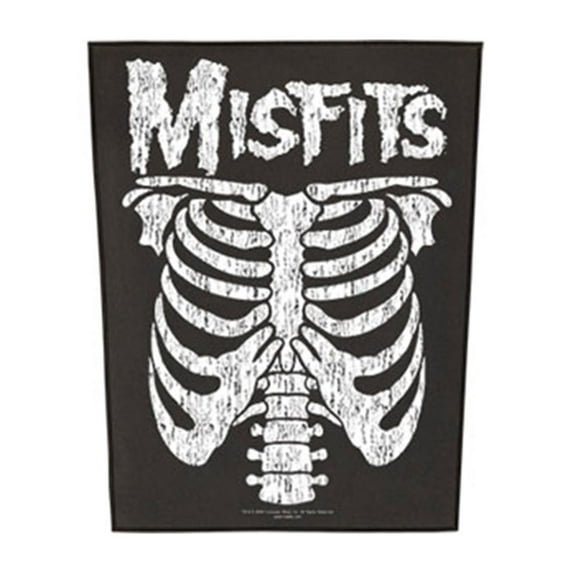 Misfits Ribcage Band Logo Back Patch
