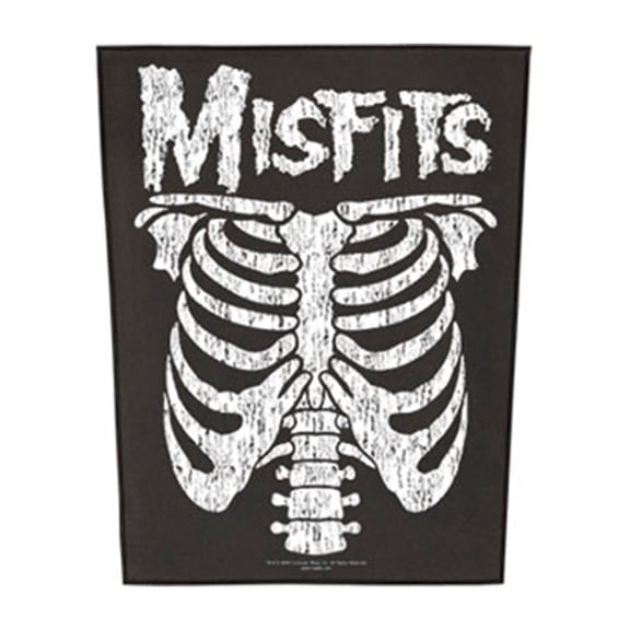 Misfits Ribcage Band Logo Back Patch