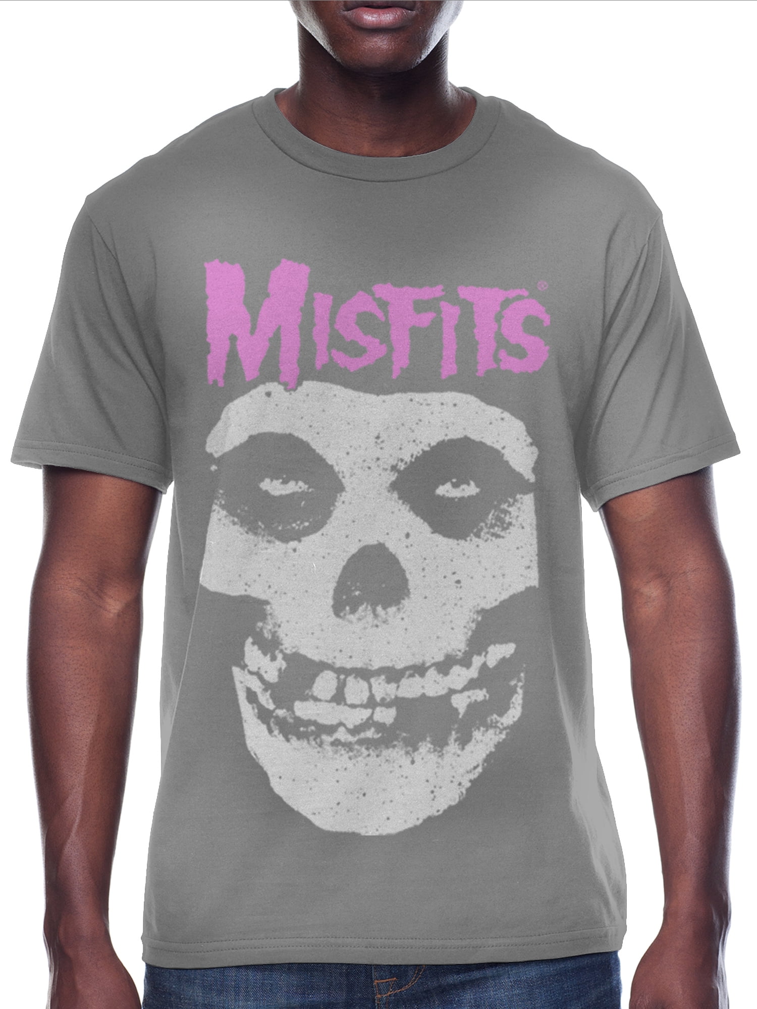 Misfits Skull Band Apparel, Men's Graphic Crew Neck Short Misfits Skull Band Apparel, Men's Graphic Crew Neck Short