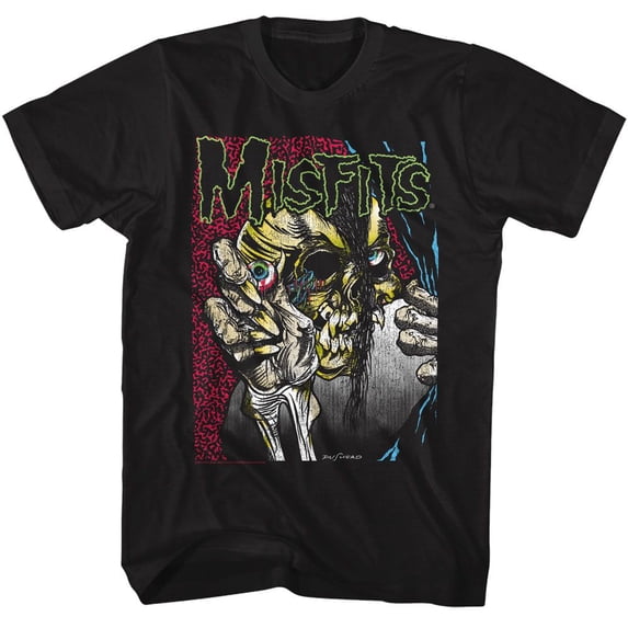 Misfits Eyeball Black Adult T-Shirt