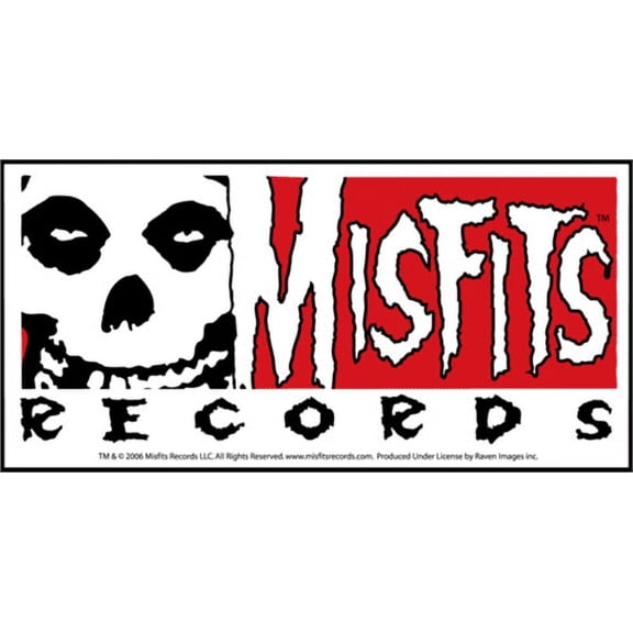 Misfits Record - Sticker - 5 1/2" x 2 3/4"