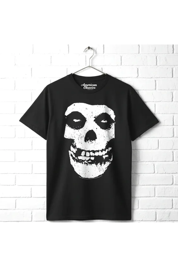 Misfits Skull Black Adult S/S Tshirt Xl
