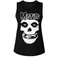 thumbnail image 1 of Misfits Logo Outline Skull Black Ladies Muscle Tank Xl, 1 of 2
