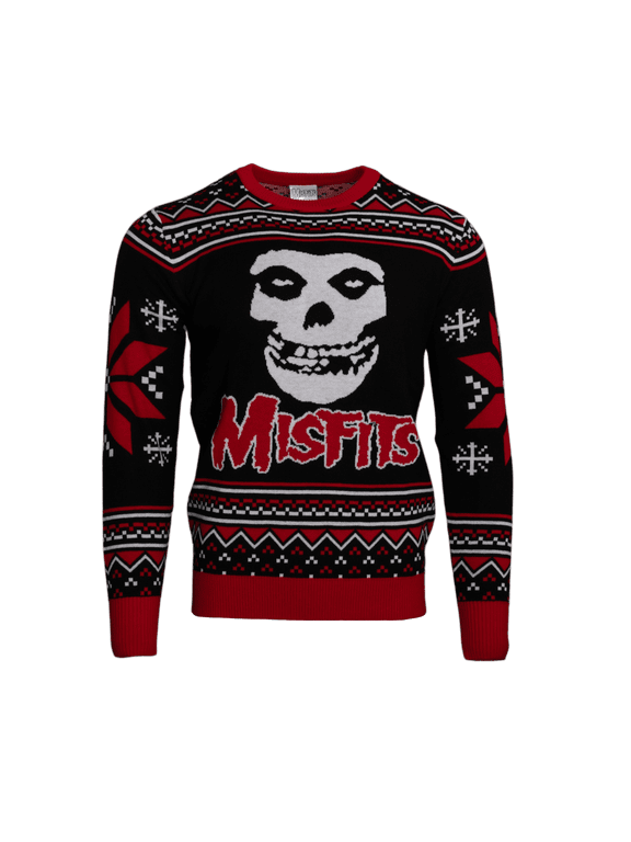 Misfits Skull Logo XMax Christmas Ugly Sweater