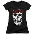 thumbnail image 1 of Misfits - Splatter - Juniors Cap Sleeve V-Neck Shirt - Small, 1 of 2