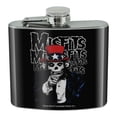 thumbnail image 1 of Misfits Uncle Fiend Stainless Steel 5oz Hip Drink Kidney Flask, 1 of 4