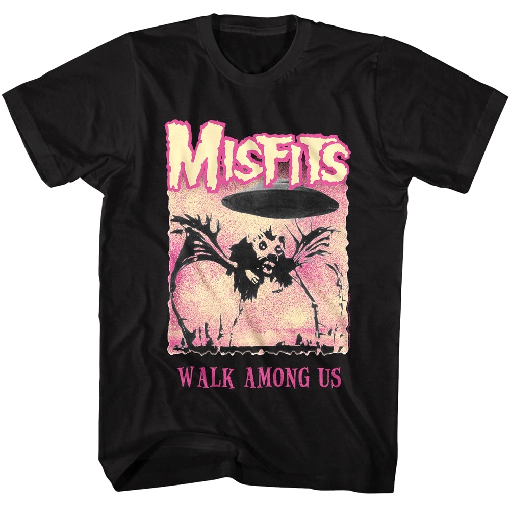 Misfits Walk Among Us Men's Light Fit T-Shirt - Unisex Casual Streetwear Band Tee