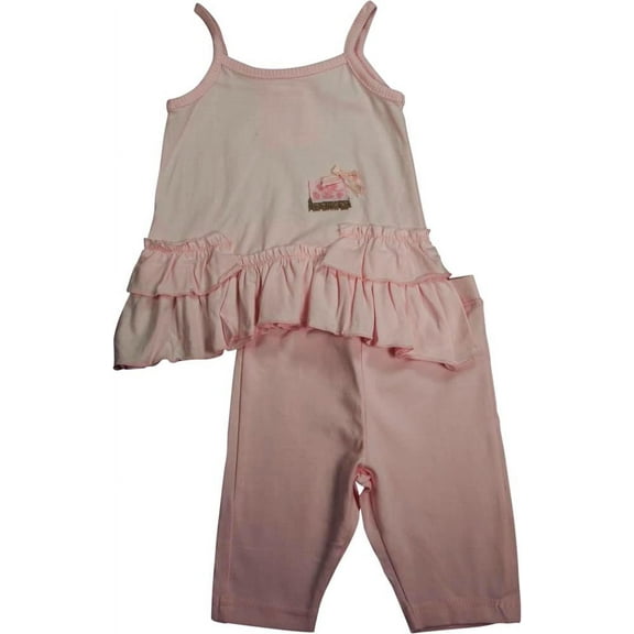 Mish Baby  Infant Girls' 2-Piece Capri Set Stylish & Comfy Perfect for Everyday & Playdates