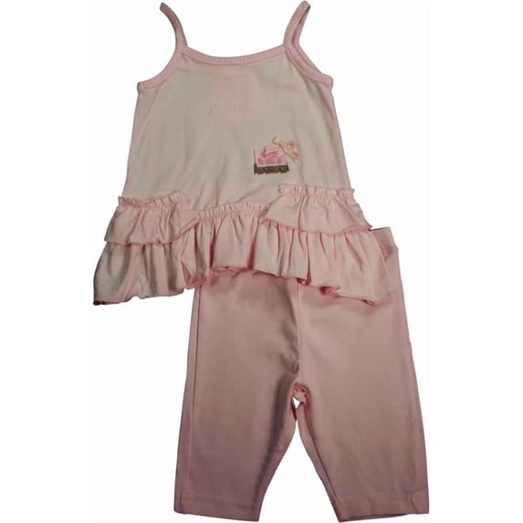 Mish Baby Infant Girls' 2-Piece Capri Set Stylish & Comfy Perfect for Everyday & Playdates